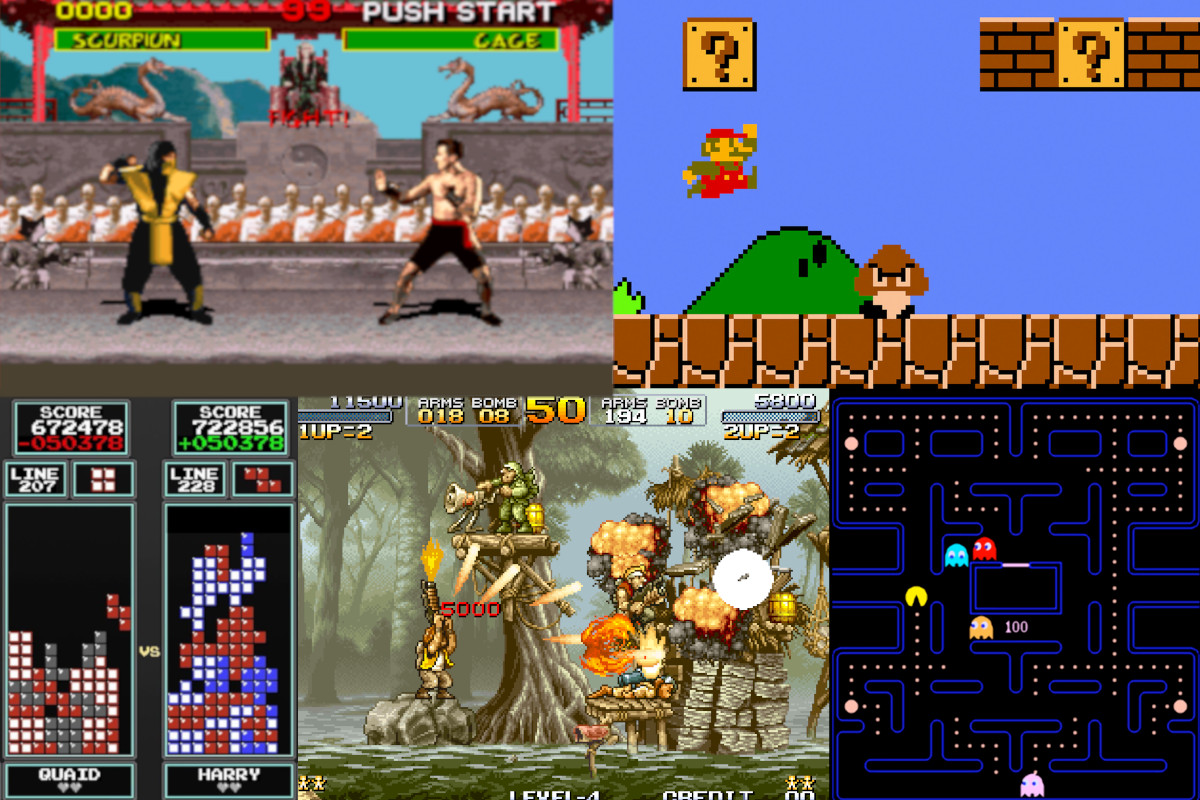 Automaty Arcade Retro - 2 - gry retro wynajem na event