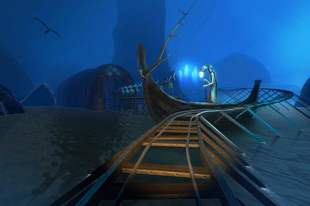Roller coaster VR 5D -2 - screen - google vr wynajem atrakcji na impreze firmową