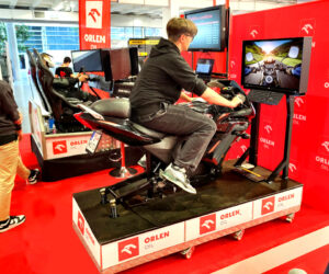 symulator jazdy na motocyklu