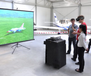 Stanowisko VR Lotnicze - 1 - symulator lotu modelami vr wynajem