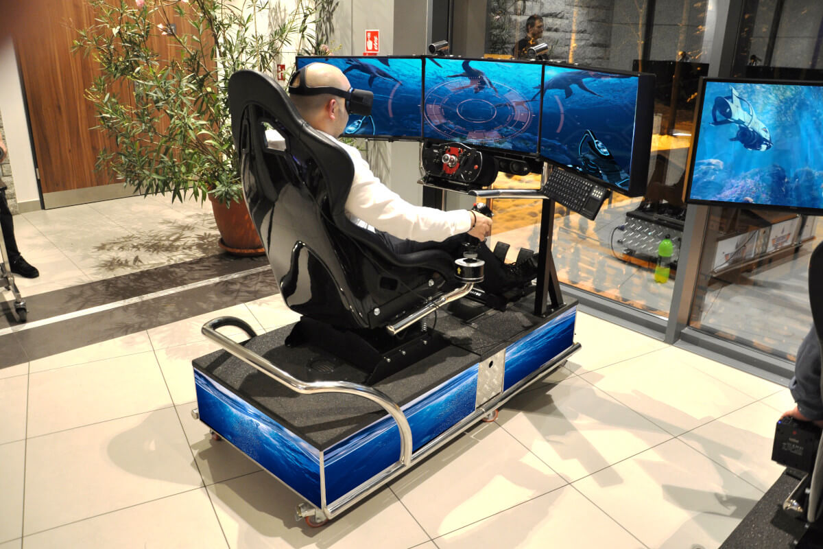 Symulator Batyskafu VR - 2 - gogle vr wynajem kraków