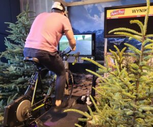 symulator jazdy rowerem po mieście VR wynajem