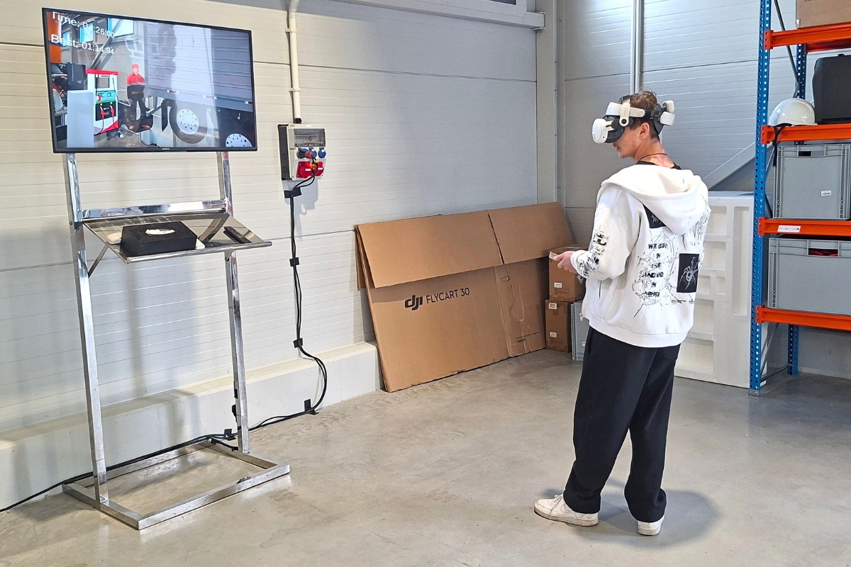 Symulator zagrożeń pożarowych vr