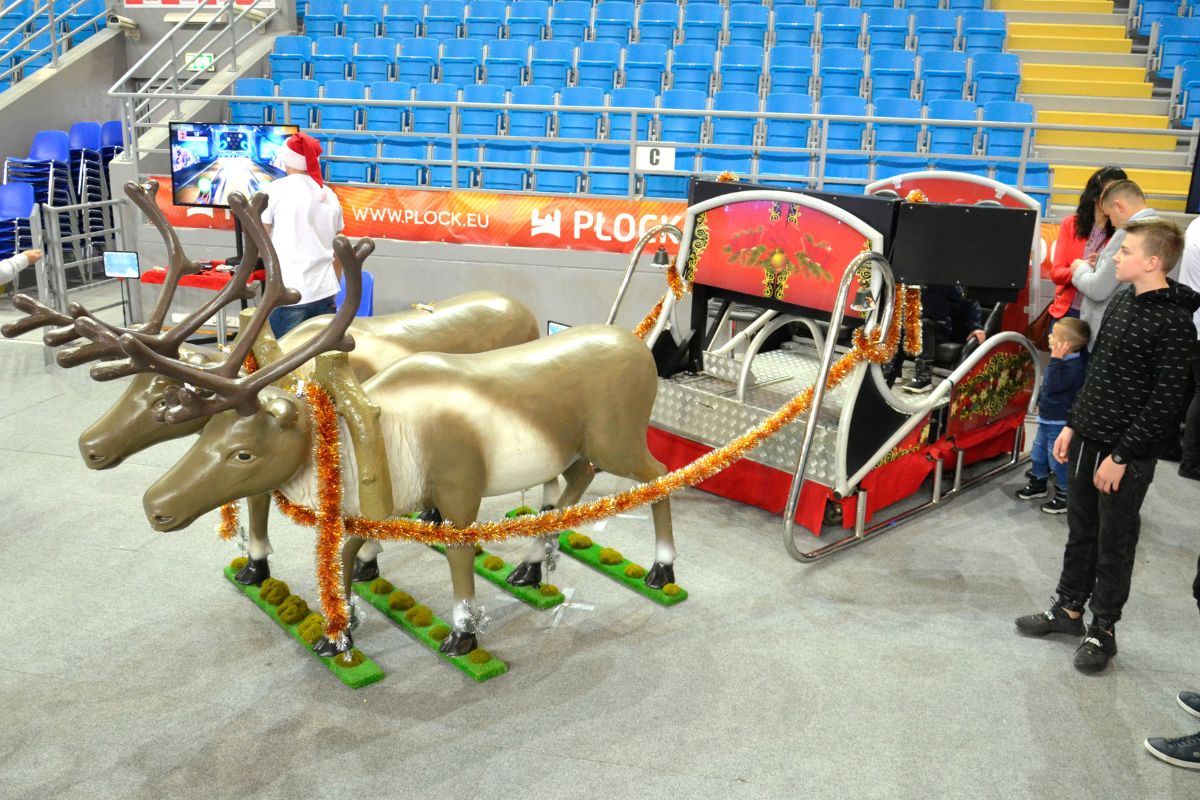 symulator lotu saniami Mikołaja VR