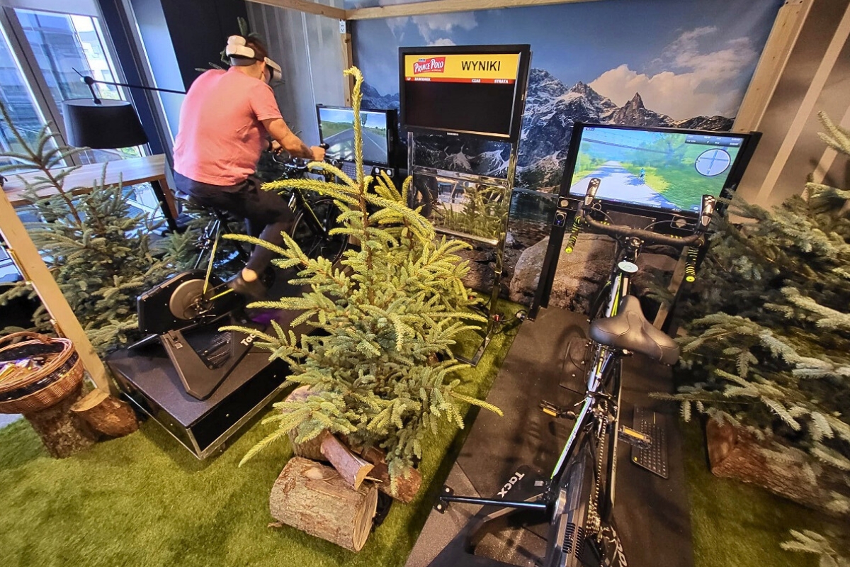 symulator kolarski vr wynajem