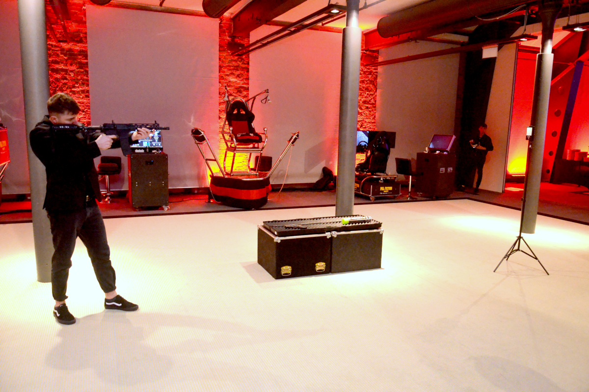 strzelnica laserowa do biura na event