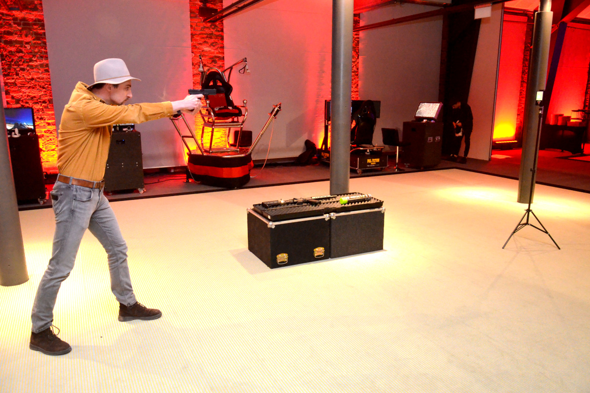 strzelnica laserowa na wydarzenia militarne