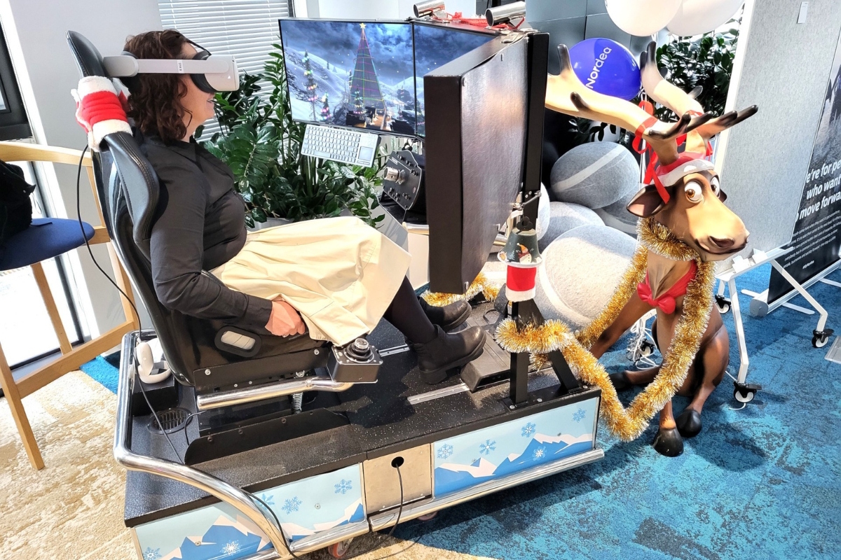 małe sanie mikołaja VR wynajem